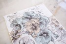 Blue and Yellow Floral - Rice Decoupage Paper thumbnail