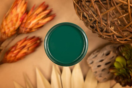 Silk Midnight Green