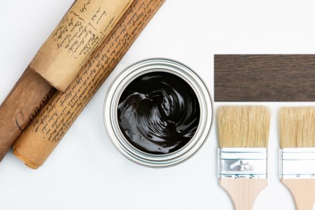 No Pain Gel Stain Walnut 16oz (beis oljebasert)