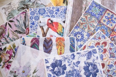 Rice Decoupage Paper