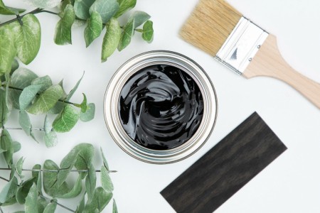 No Pain Gel Stain Colonial Black 16 oz (beis oljebasert)